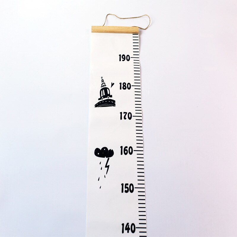 20*200cm nordiska ins stil barn dekorativa tillväxtdiagram höjdmått linjaldiagram för dekoration hantverk hem konst prydnad