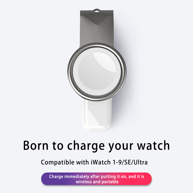 Wireless Charger - 2 in 1 Magnetic - Fast Charging Station for Apple Watch 9/8/7/6/5/SE/Ultra