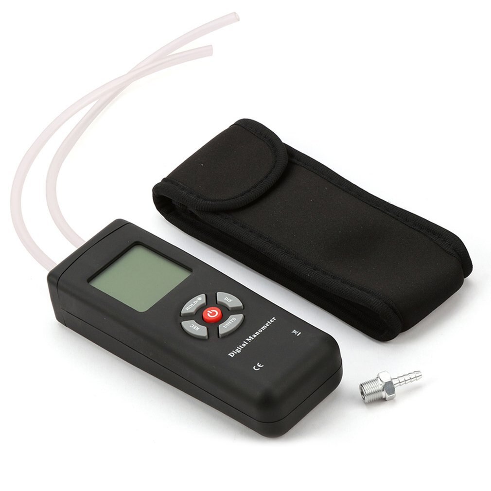 TL-100 Digitale Manometer Luchtdruk Meter Draagbare Manometers Handheld U-Type Drukverschil Meter