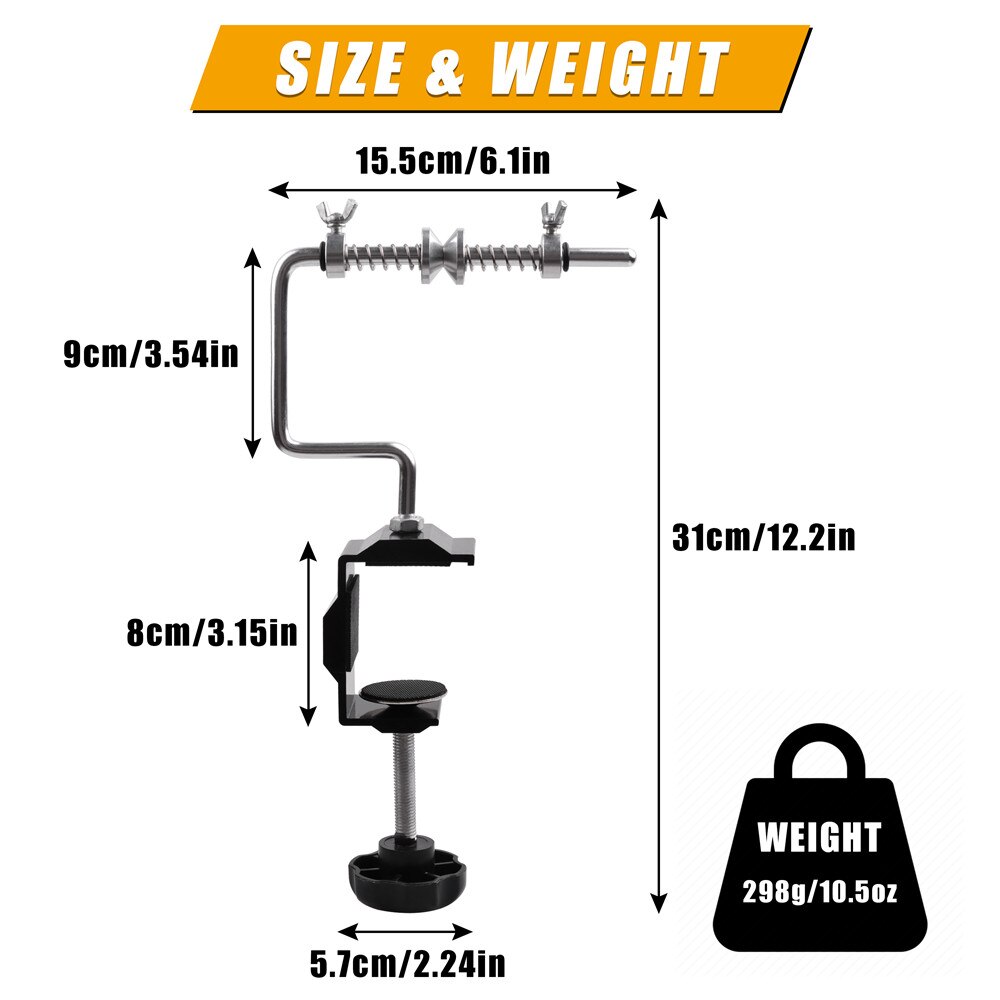 Protable nawijarka robić żyłki wędkarskiej z zaciskiem-regulowana stabilna żyłka robić kołowrotka Spooler wielofunkcyjny system buforowanie stacja