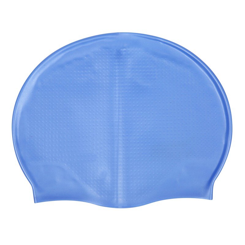 Elastic Waterproof PU Fabric Swimming Cap Protect Ears Long Hair Sports Swim Pool Hat Swimming Cap Free Size For Men/Women Adult: Light Yellow