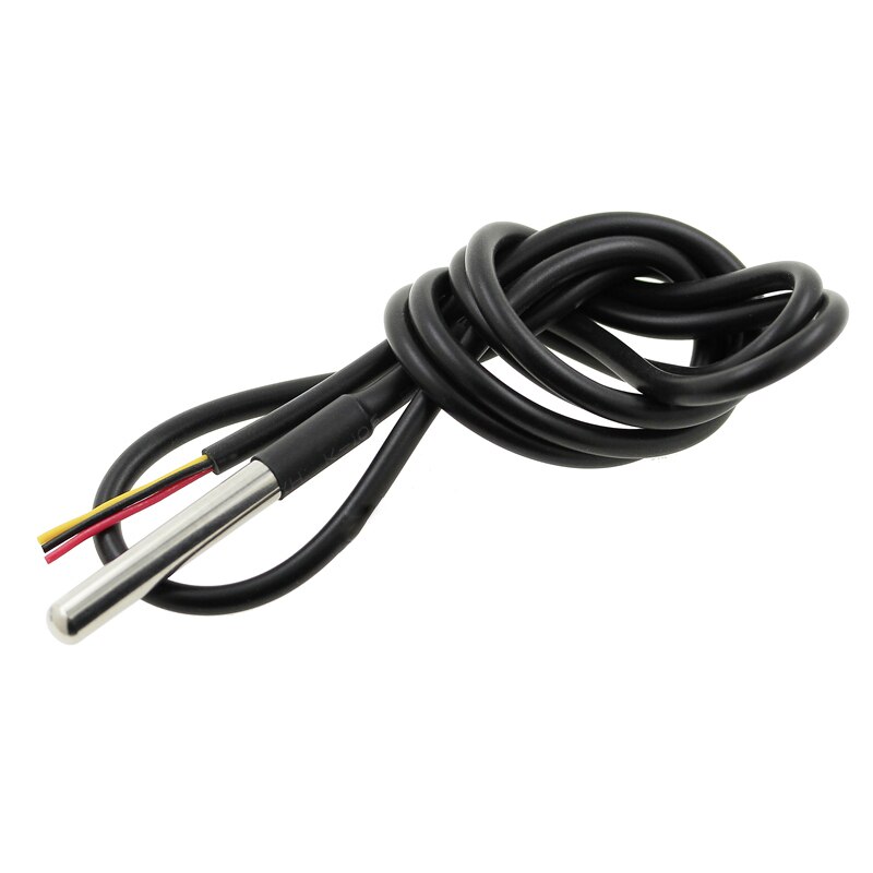 For Arduino DS1820 Stainless steel package Waterproof DS18b20 temperature probe temperature sensor 18B20