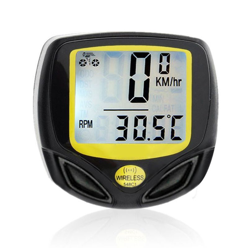 Waterproof Bicycle Wireless Digital Speedometer Outdoor Bike Cycling Meter Odometer Speed Counter Code Table