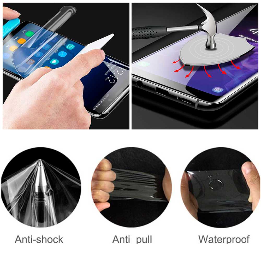 Screen Protector Tpu Hydrogel Flex Film Voor Xiaomi Mi Note 10/Pro Volledige Dekking Ultra Clear Beschermende Self Healing