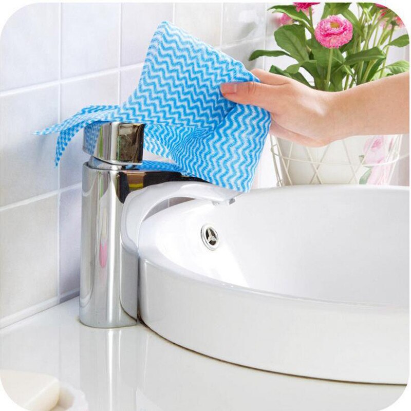 1 Roll Eco-Friendly Cleaning wash cloth Non Woven Duster Cloth Dish Cloth Break Point No Oil Rag Furniture items kitchen towels
