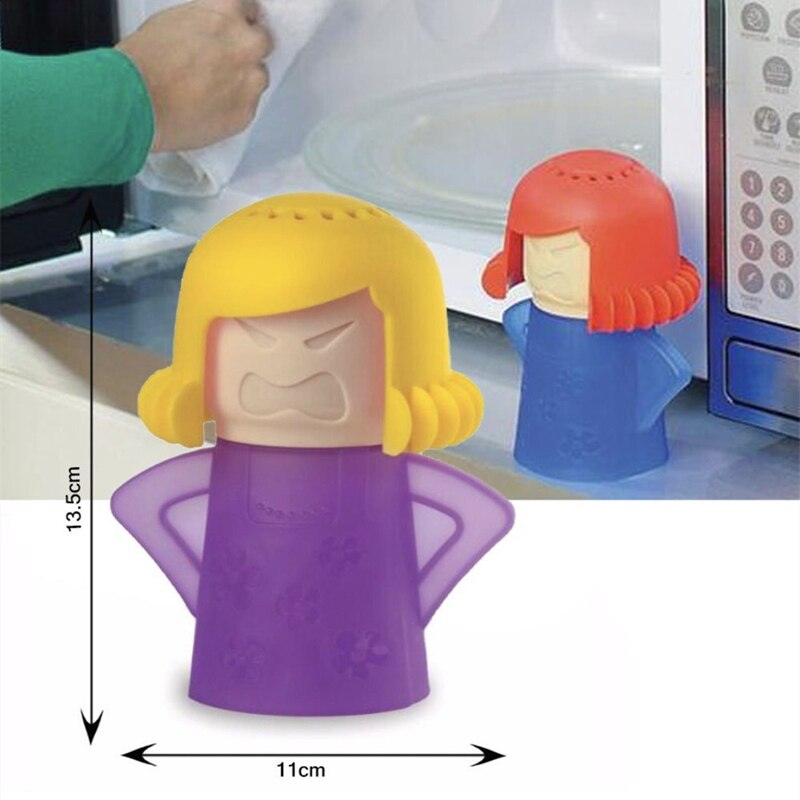 Nettoyeur à vapeur pour four à micro-ondes, outils de nettoyage de cuisine, amusants, 1 pièce