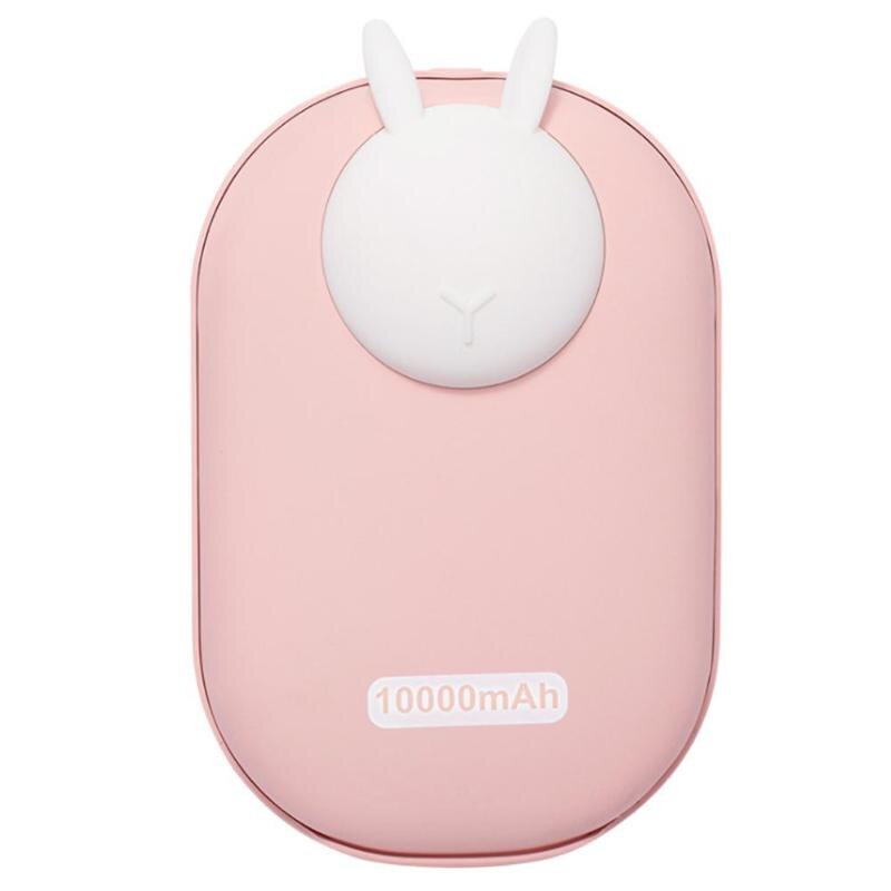 5000mAh Winter Pocket Warme Kachel Mini USB Oplaadbare Handwarmer Power Bank 48-52 Graden Automatische Aanpassing Kleine: Pink