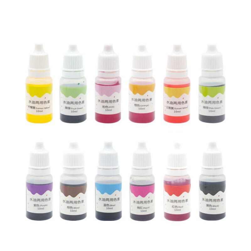 10ml Handgemachte Seife Farbstoff Pigmente Basis Farbe Flüssigkeit Pigment DIY Manuelle Seife Farbstoff Werkzeug Bausatz MK