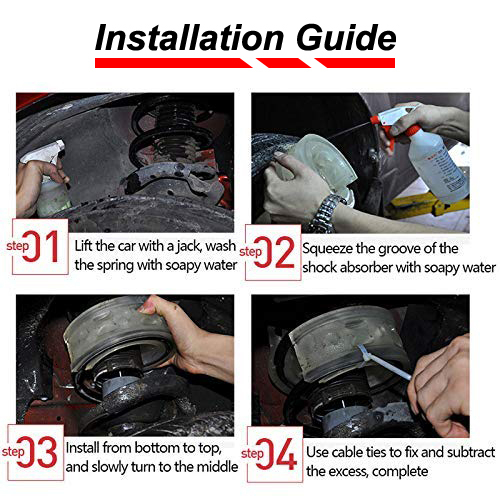 Car Styling Autobuffer Accessories For Shock Absorber Spring Bumper Power Auto-Buffers Universal Car Cushion Urethane Autobuffer