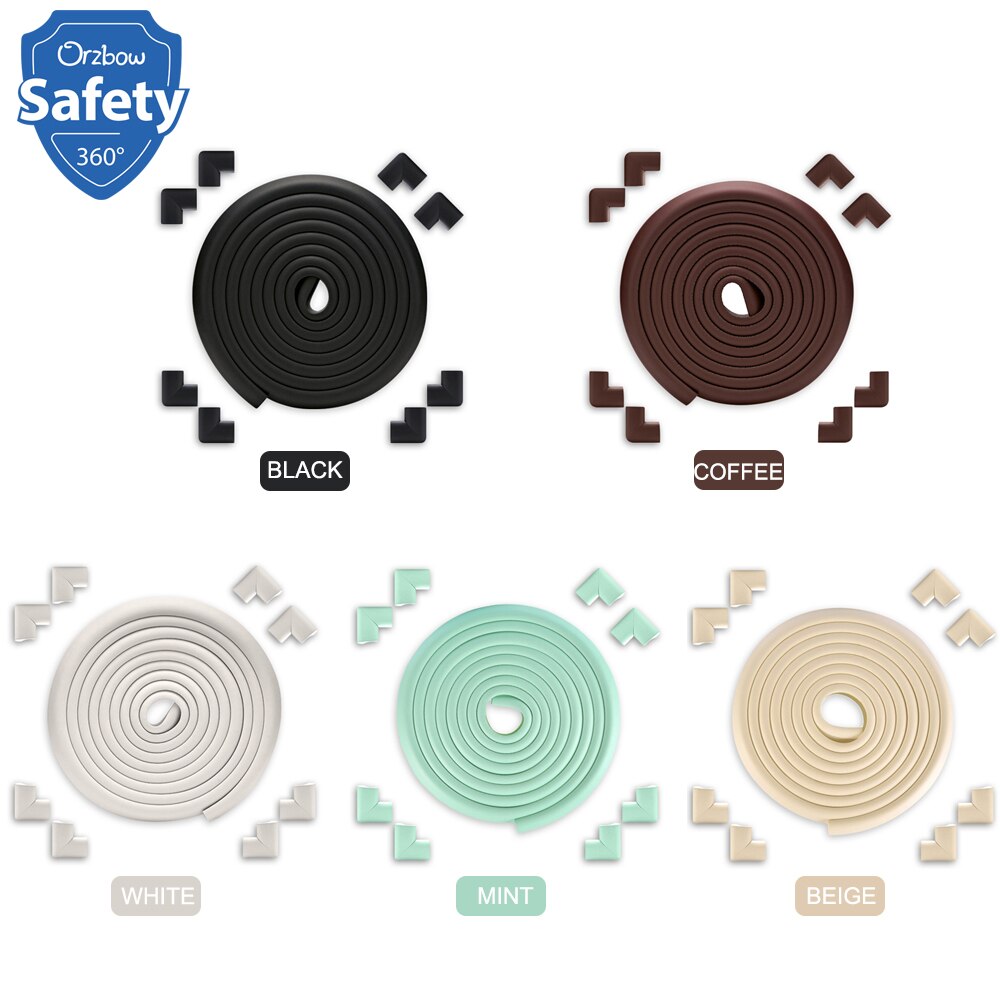 5M + 8 Stuks Baby Veiligheid Corner Protector Kinderen Bescherming Hoeken Tafel Hoek 3M Tape Kind Security Rand hoek Guard Strip