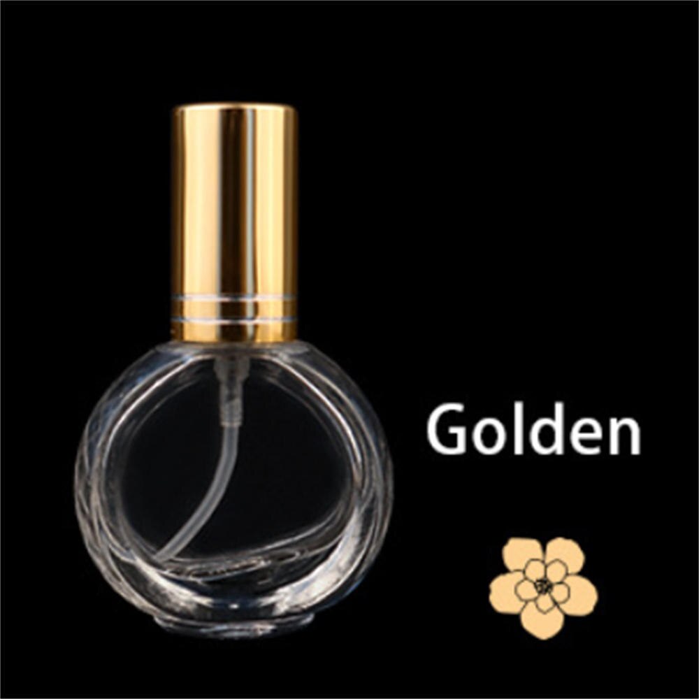 5Ml Glazen Fles Met Schaal, lege Parfumflesjes Verstuiver Spray Flessen Draagbare Reizen Cosmetische Container Make Up Gereedschap 1Pcs: 10ML gold