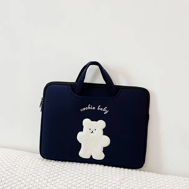 Cute Laptop Handbag For Ipad Pro11 Macbook Air 13.6 15.3 Pro13.3 14 16 Xiaomi Lenovo 15.6 Inch Shockproof Notebook Pouch
