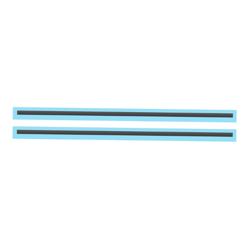 2Pcs Rubber Strip Laptop Bottom Shell Cover Foot Pad For HP Envy X360 15-DR, Envy X360 15-DS Non-Slip Bumper Feet Strips