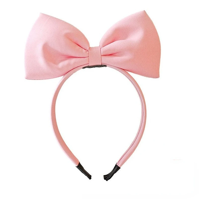 Cute Big Bow Hairband Soft Elastic Bowknot Headband for Girls Hair Accessories Party and Cosplay
