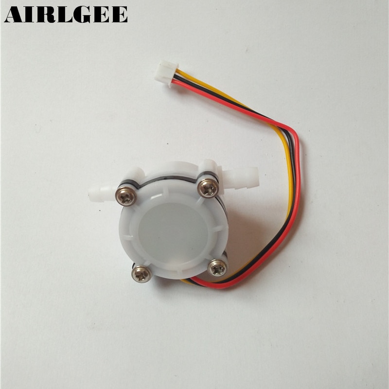 0.1-3L/min 1.2Mpa 7mm Dia Connector Water Flow Sensor Flowmeter Pulse Output