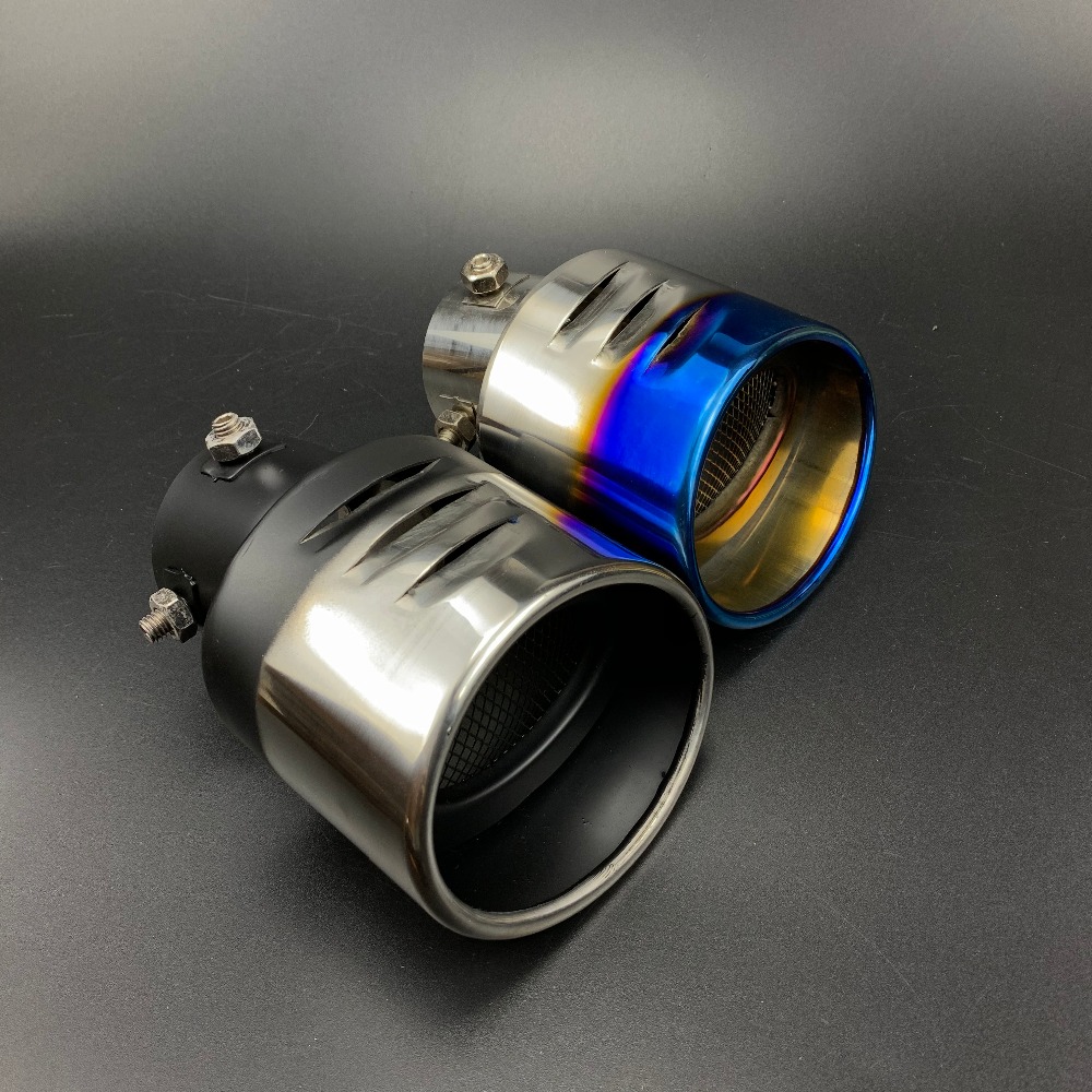 Car Styling Exhaust Pipe Tube Case For SEAT Ibiza Leon Toledo Arosa Arona Alhambra Exeo FR Supercopa Mii Altea Cordoba cupra
