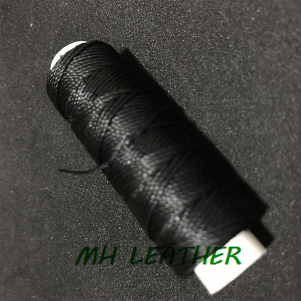SJ065 0.65mm 20m Long Round Waxed Thread for Leather Craft DIY: 999