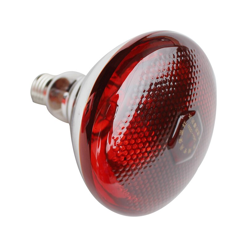 E27 100/150/200W/250w Infrared LED Light Thickening Heat Lamp Thermal Preservation Bulb For Pet Brooder Hatch Piggy Dog Cat: red    150w