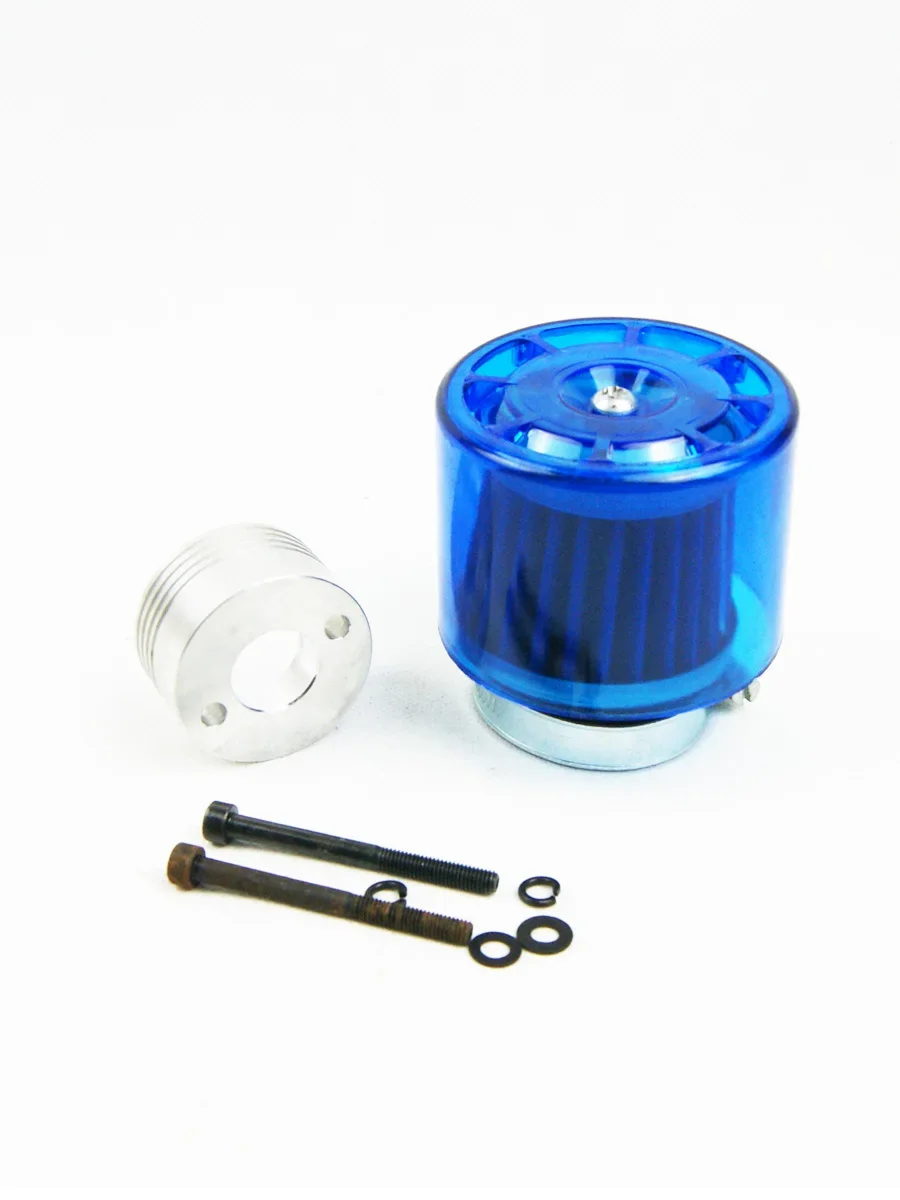 Filtro de aire compatible con motores HPI Baja 5B 5T Losi DBXL Rovan Rofun KM 1/5 Buggy Truck Zenoah CY 29 30,5 cc: Rojo