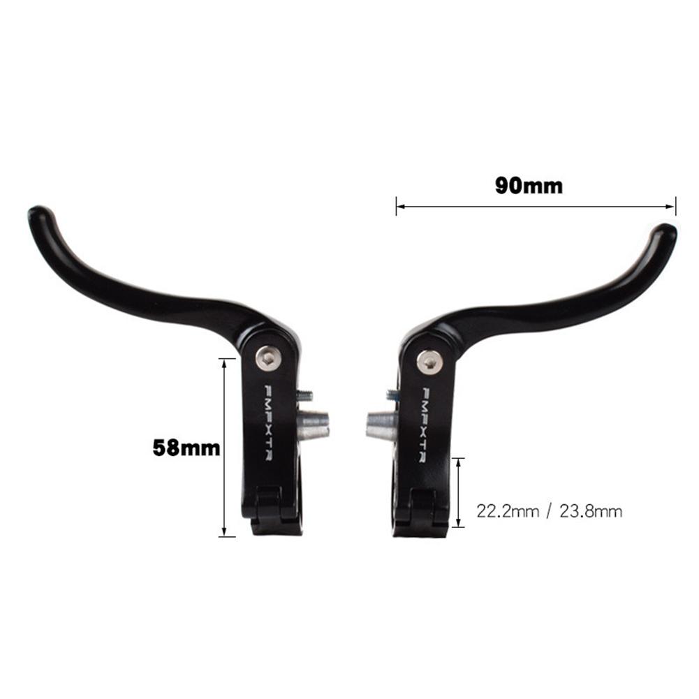 1 Paar Fiets Remhendels Lichtgewicht Aluminium Fiets Rem Handvat Voor Mtb Racefiets Fixed Gear