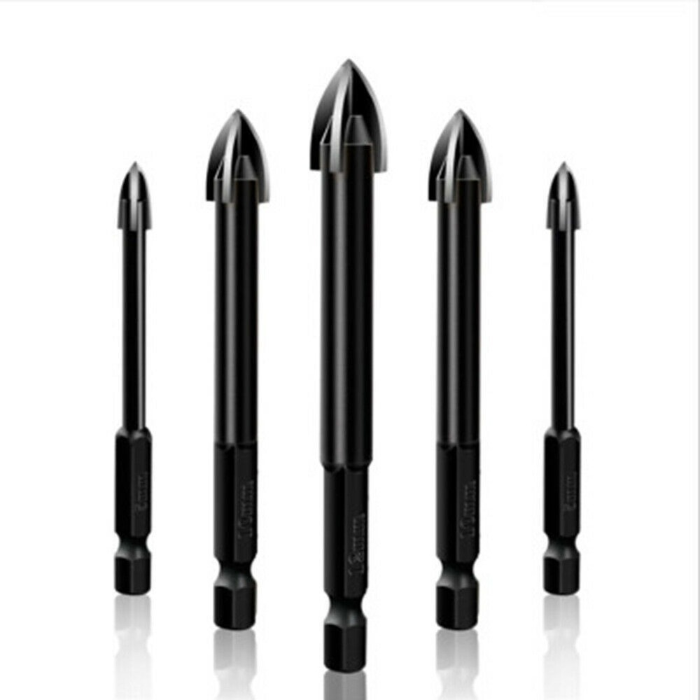 3/12mm Cross Triangle Drill Straight Shank Twist D... – Vicedeal