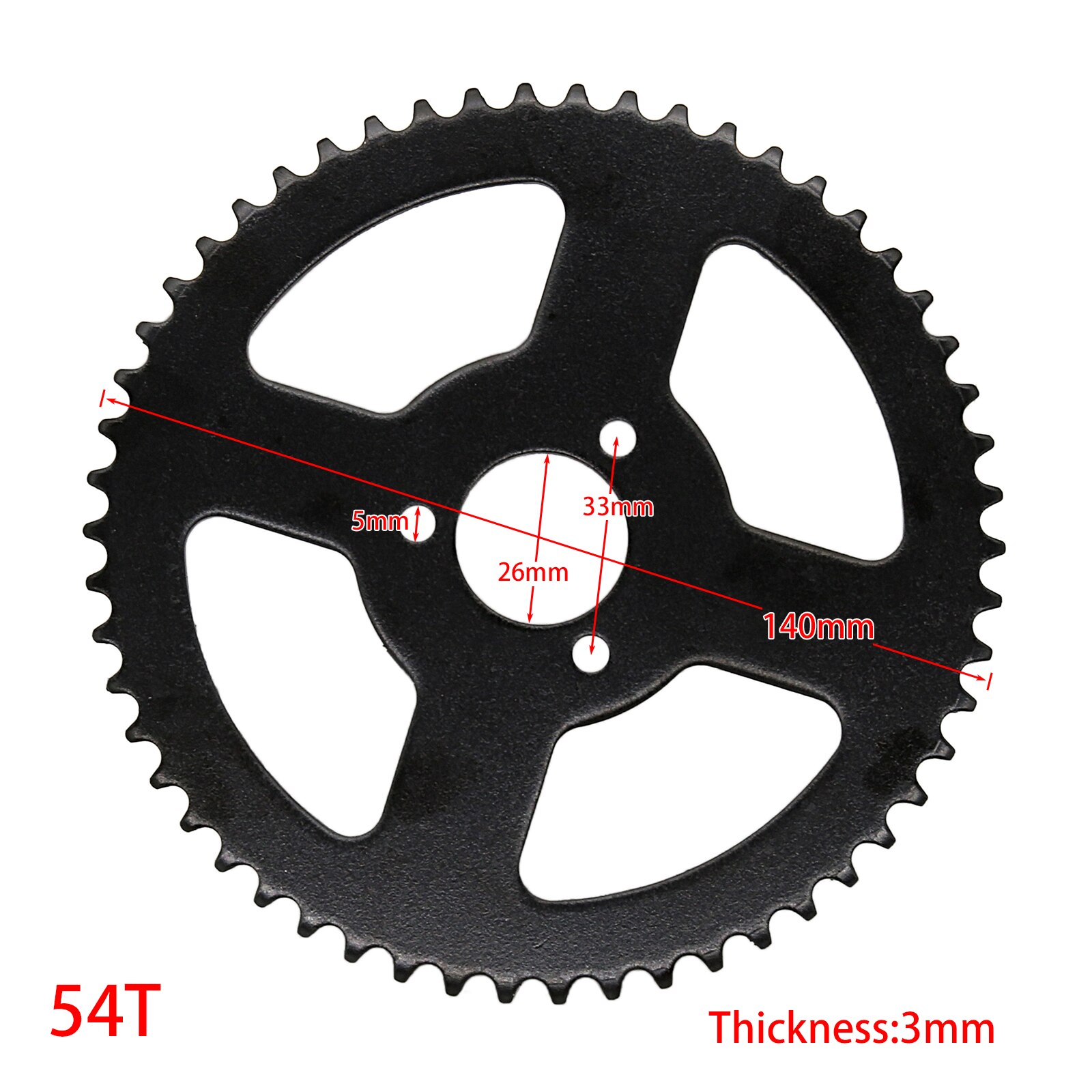 38T 54T 64T 74T T8F 35MM Rear Sprocket Mini Moto ATV Quad Dirt Pit Pocket Bike Cross 47cc 49cc Parts
