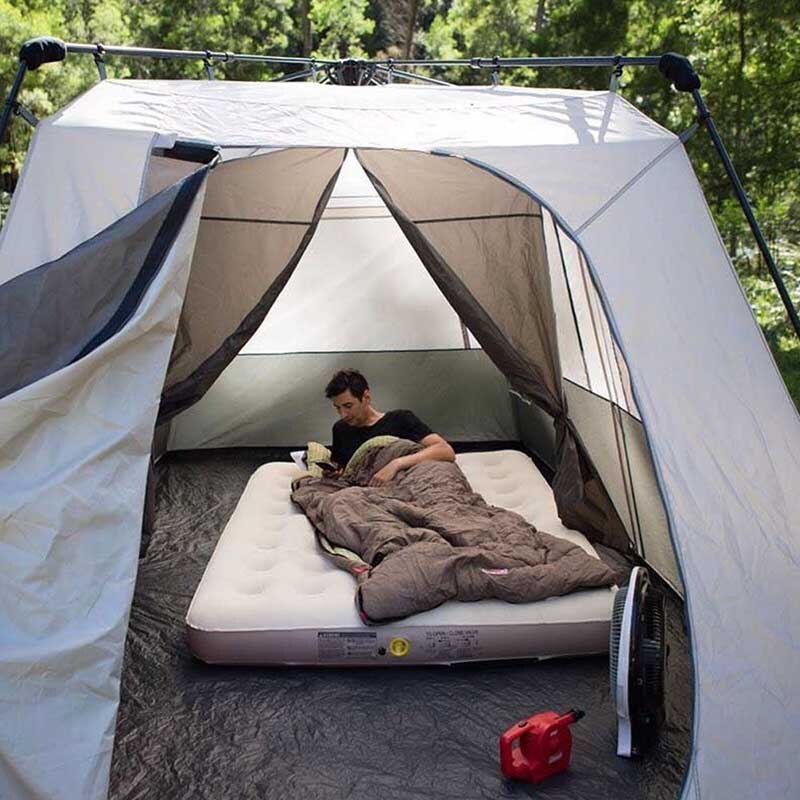 Oplaadbare fancoleman tent fantent plafond ventilator camping ventilator elektrische draagbare ventilator backpacken fanrechargeable auto fancoleman