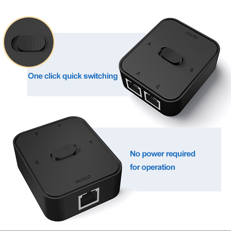 Rozdzielacz RJ45 1000M 1 na 2 adapter Ethernet Przedłużacz Kabla Sieciowego Internetowego Złącze RJ45 Gigabitowy Przełącznik Sieciowy robić PC Laptopa