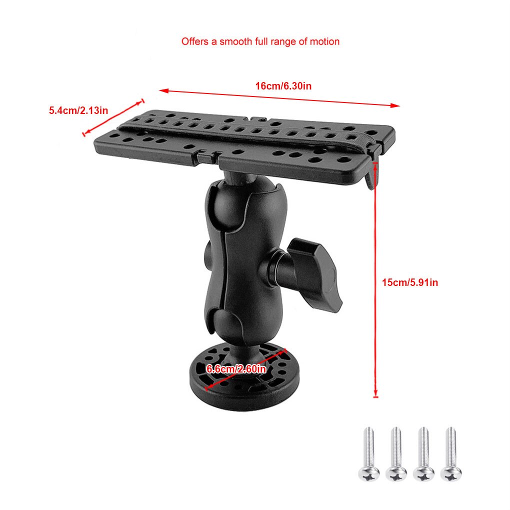 Swivel Fishfinder Mount 360-Graden Roterende Stand Vis Finder Ondersteuning Vissen Levert Vervanging Voor Garmin Gpsmap 162/168: Default Title