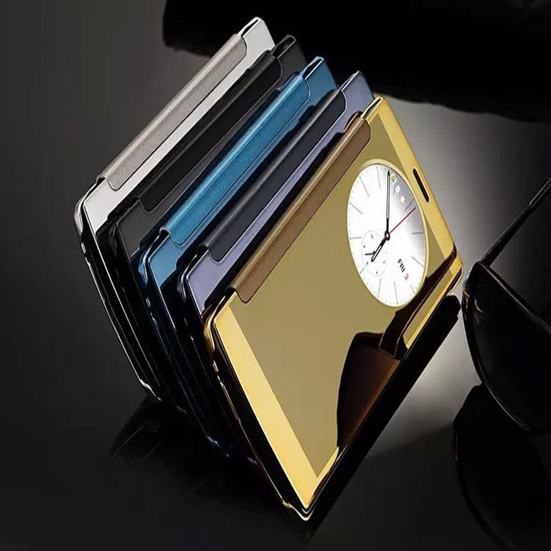 Luxe Clear View Spiegel Case Voor LG Optimus G4 Quick Cirkel Flip Smart Phone Case Cover Voor LG G4 Met Wake Slaapfunctie