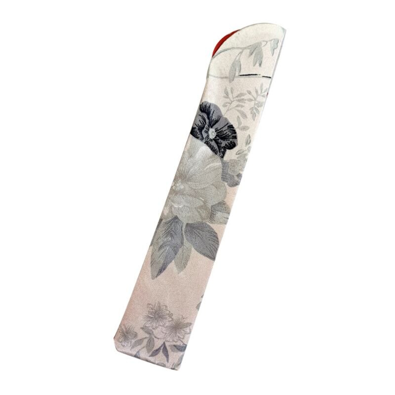 Folding Hand Fan Tas Houder Stofdicht Protector Pouch Case Cover Bruiloft: Grey