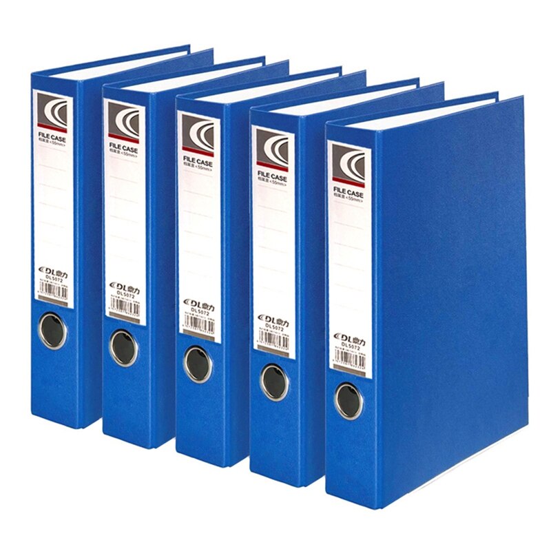 DL DINGLI File Case 35 Mm PP Plastic Box Blue, Pack Of 5: Default Title
