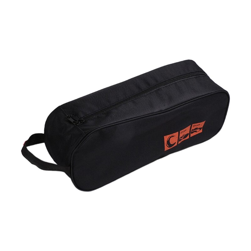 448D Sport Gym Training Schoenen Zakken Waterdichte Schoenen Opslag Pouch 33X12Cm Schoenen Tassen: Black Color