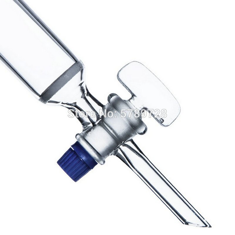 1 stücke Kaliber 24# chromatographie spalte mit glas kolben, Sand Ader glas chromatographie spalte mit Standard mund
