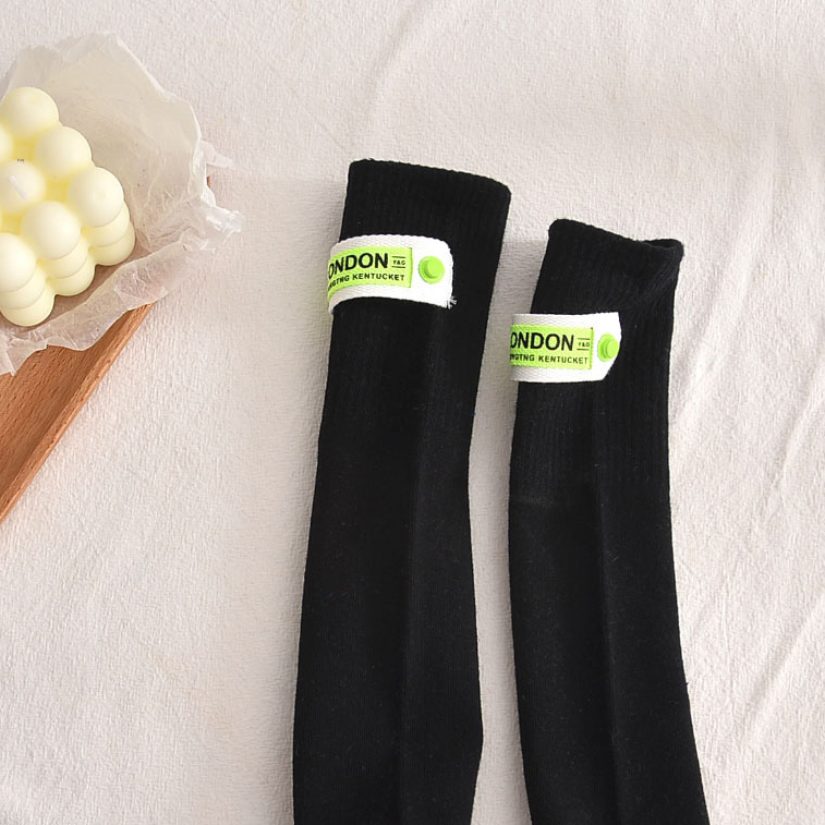 Chaussettes Tube en tissu pour jeunes enfants, bas de veau, accessoires Parent-enfant de 1 à 8 ans, printemps 2022: B