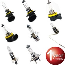 Hippcron bil halogenlampa 12v 35w 55w 65w klar 1 st  h1 h3 h4 h7 h8 h11 9005 hb3 9006 hb4 bil strålkastarlampa