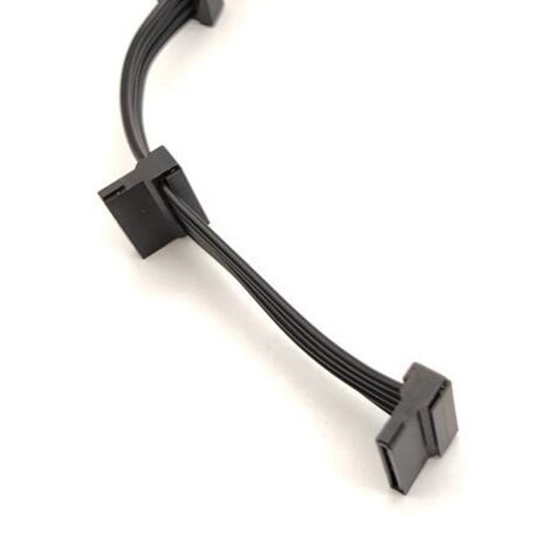 15Pin SATA Power Supply Splitter Cable Hard Drive 1 Male to 5 Female Extension Power Cord for DIY PC Sever