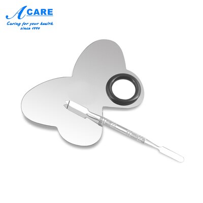 Makeup Palette Stainless Steel Cream Foundation Mixing Salon Manicure Finger Ring Color Mixer Cosmetic Tool: Small Butterfly