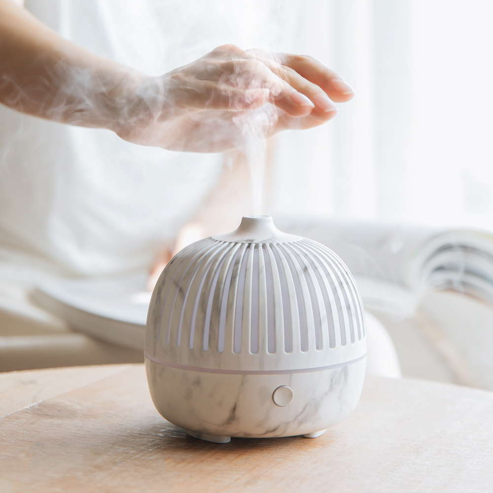 Aroma Diffuser Usb Luchtbevochtiger Ultrasone Essentiële Olie Diffuser 7 Kleur Led Gradiënt Luchtverfrisser