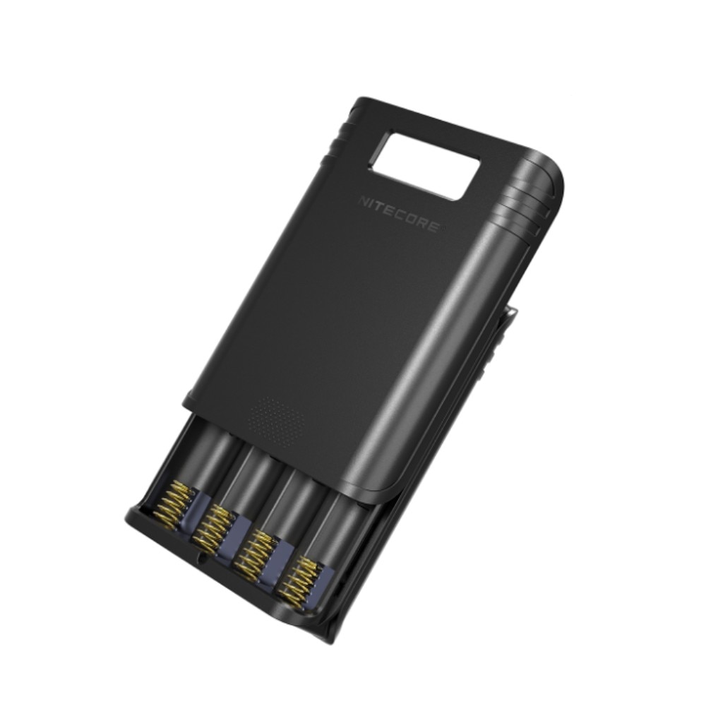 100% Original NITECORE F4 Four -slot Flexible power bank Battery charger apply to Li-ion/IMR: 18650