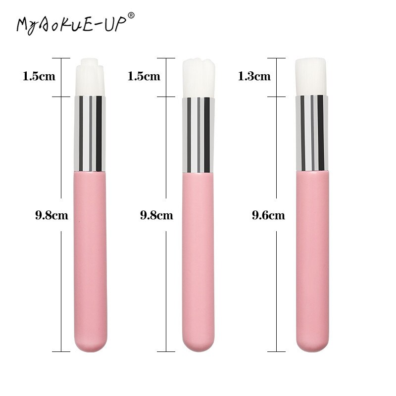 5 stk næsebørste eyelash extensions værktøj makeup rensebørste hudorm rene vippe shampoo børster