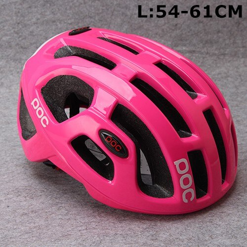 Ultralight Cycling Helmet Unisex Integrally-molded EPS Road Helmet MTB Mountain Bicycle Helmet Safety Cycle Bike Comfort Raceday: pink L