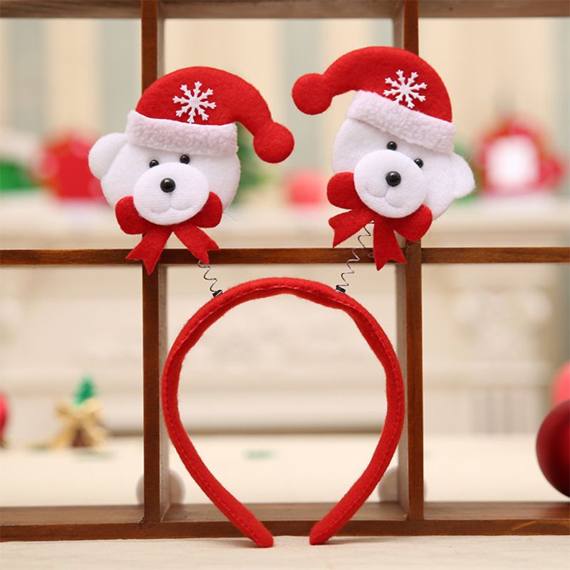 Kerst haarring kinderhaarband decoraties foto rekwisieten kerstmis 28gf