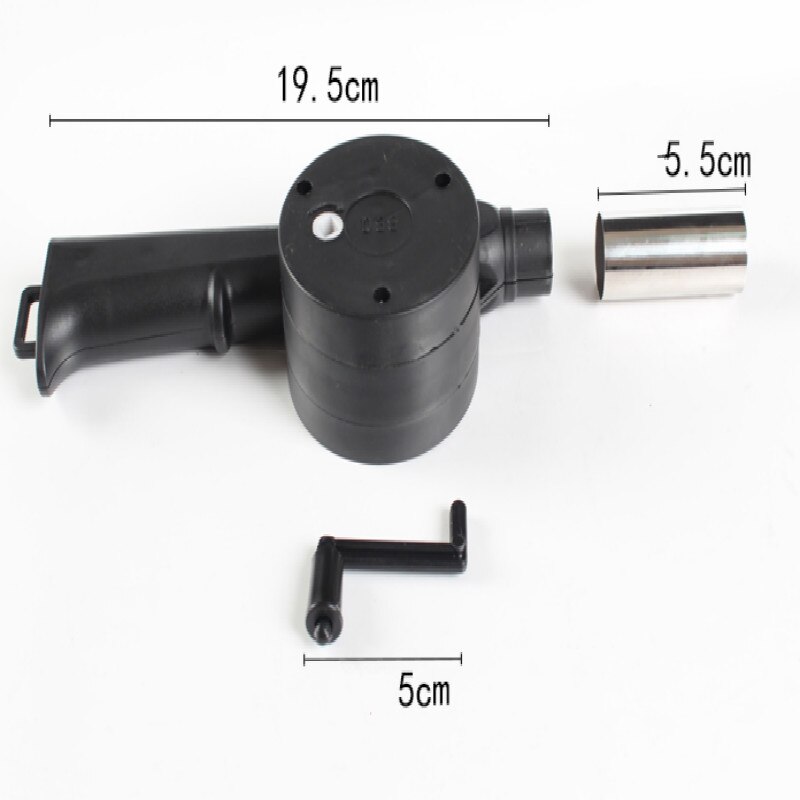 Ventilador de estufa manual para acampada al aire libre, ventilador para hogar, estufa de madera,