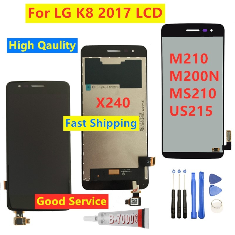 5,0 "100% Getestet Für LG K8 2017X240 LCD Anzeige Touchscreen Digitizer Montage Für LG K8 m200N M210 Frau210 uns215