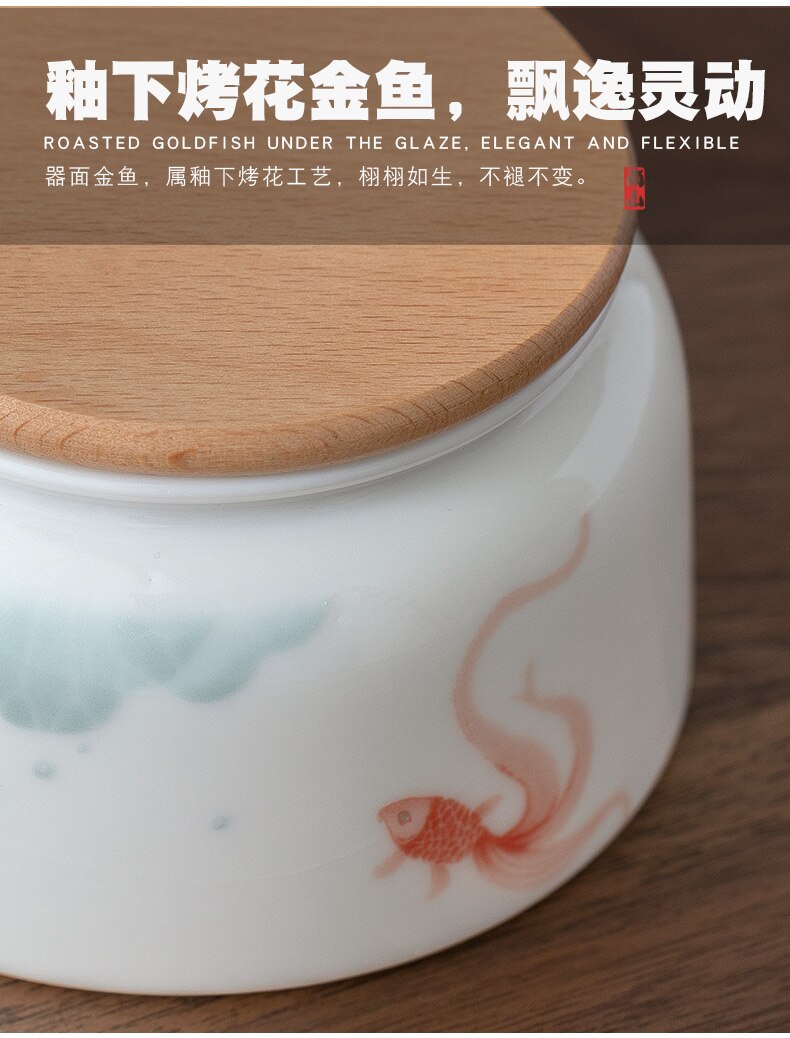 Bag Storage Box Tea Organizer Coffee Sugar Storage Jars Ceramic Container Coffee Suger Tea Storage Box Caja Para Te Tea Storage