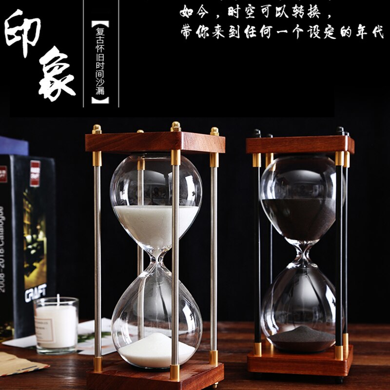 RETRO HOURGLASS TIMER DESKTOP 30 MINUTES HOURGLASS CHILDREN'S BIRTHDAY HOME DECORATION ACCESSORIES HOURGLASS SAND TIMERS