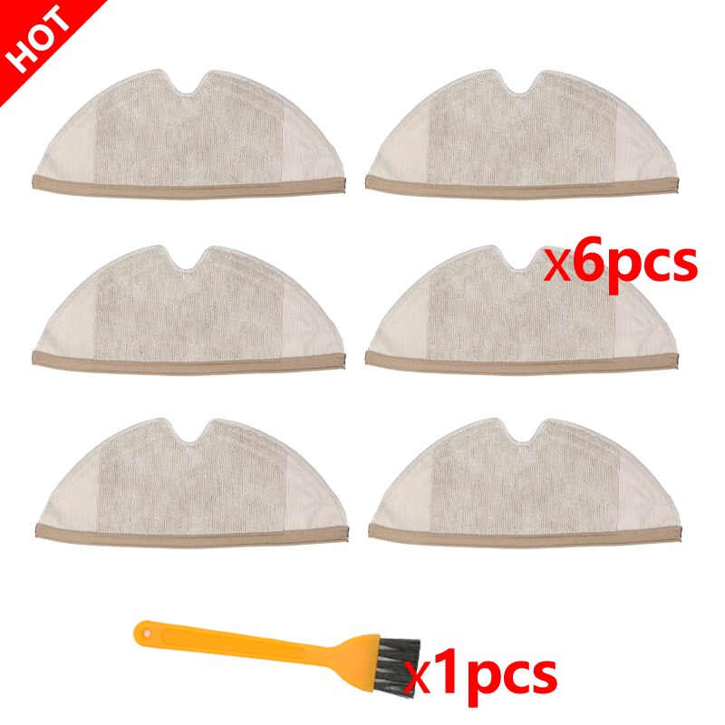 Harja moppi liinat hepa-suodatin xiaomi roborock  s5 s6 s60 s50 s55 t6 t4 t61 mijia  s1 xiaowa  e25 e35 pölynimurin lisävarusteet: I