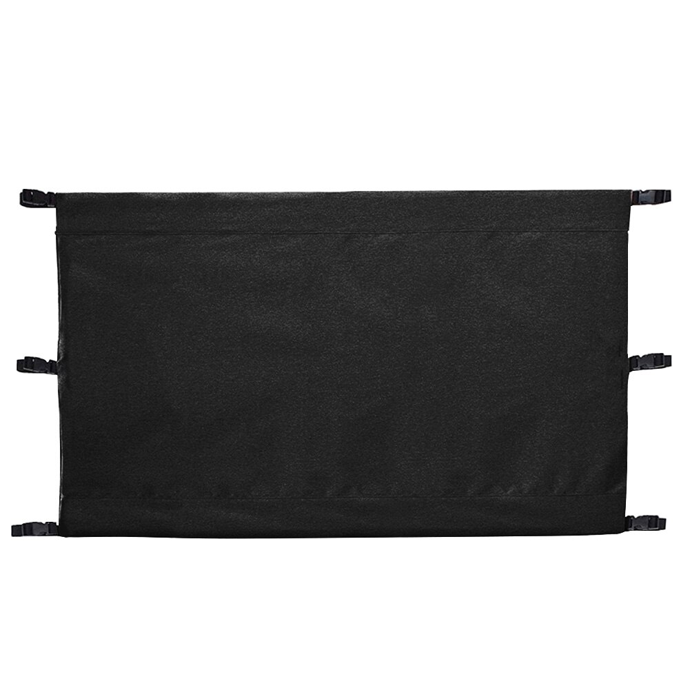 Pet Fence Stairway With Buckles Dog Gate Safety Protection Durable Enclosure Indoor Outdoor Babies Net Guard Folding Doorway: Black