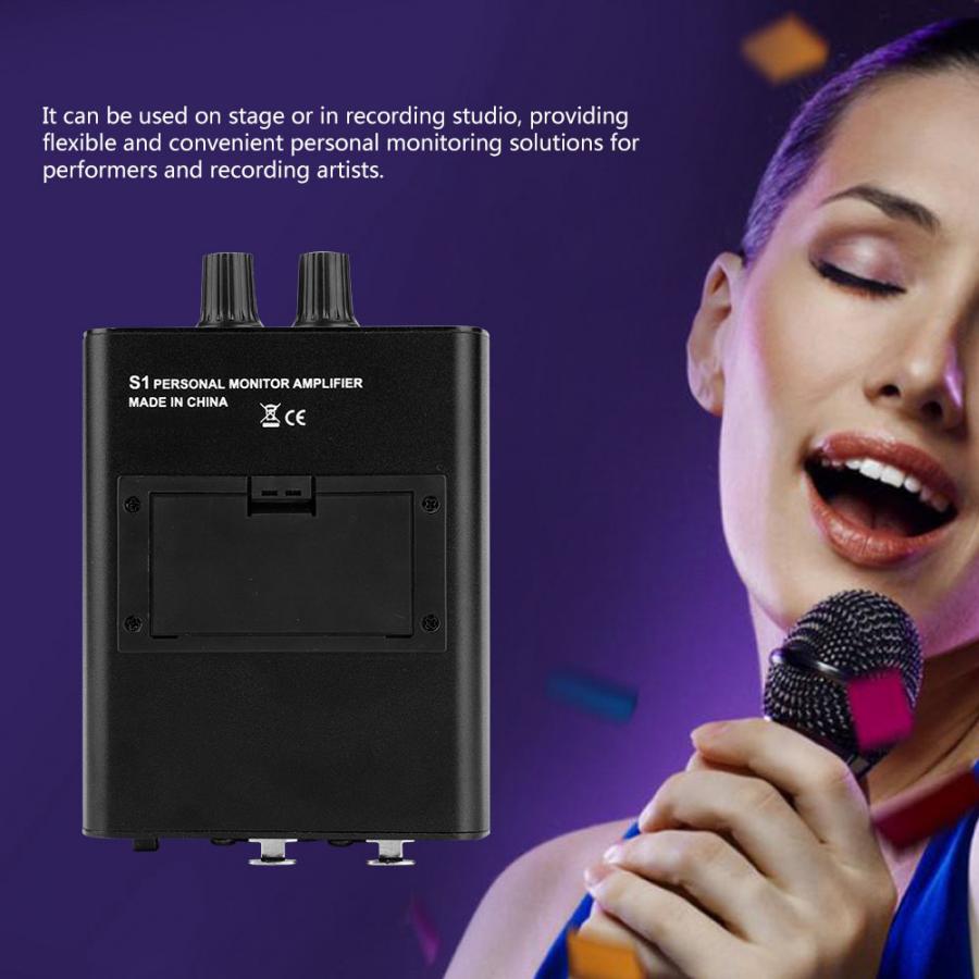 For ANLEON S1 100-240V Personal Ear Monitor Headphone Amplifier In-ear Monitoring System Stage Studio Monitor Headset Amplifier